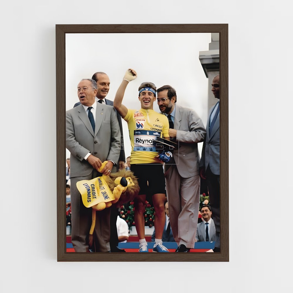 Poster Pedro de delgado – affiche Cyclisme (vue 5)